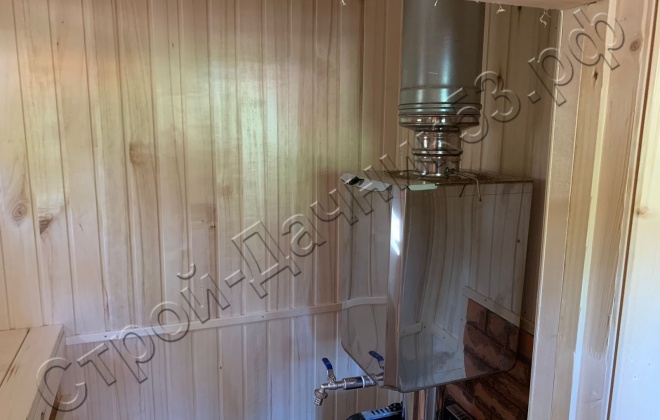 4 Брусовая баня  Б-13, 4х3м, 12 М², Ленинградская область, Выборгский район, г. Приморск (7)